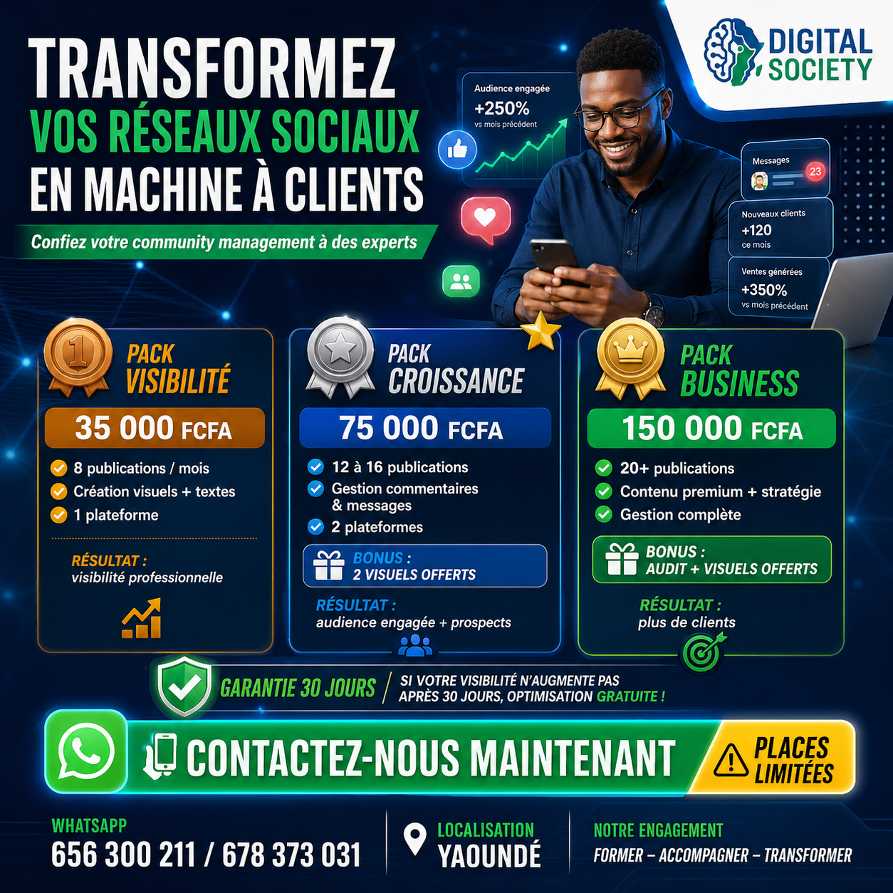 Pack Community Management — Visibilité, Croissance, Business